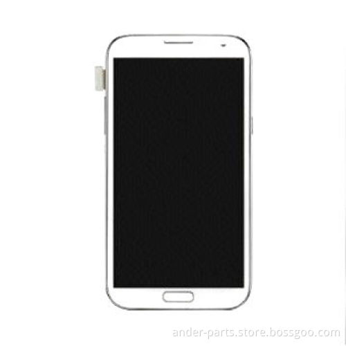 High-quality LCD with Digitizer Assembly for Samsung Galaxy Note 2 N7100, White and Grey